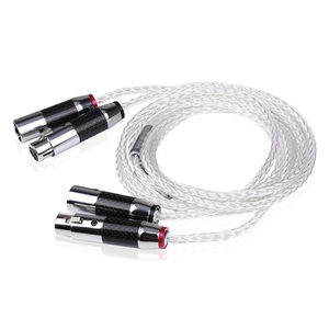 台湾YYAUDIO杨阳7N单晶铜镀银发烧平衡线XLR音频线HiFi音响连接线