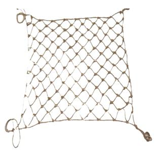 麻绳网装饰网餐厅顶格吊顶网格梯护栏网隔断网挂网墙面儿童防护网