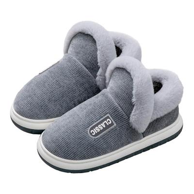 包跟男士棉拖鞋冬季加绒保暖厚底