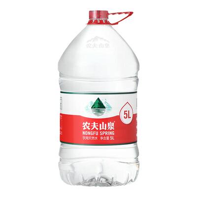 农夫山泉天然饮用水5L*4