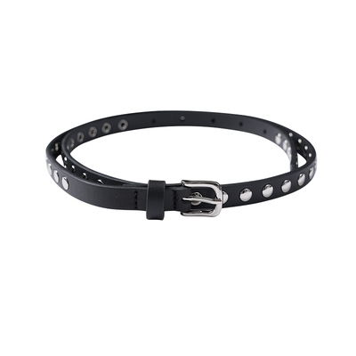 IDPAN复古铆钉皮带设计感休闲个性腰带裤带26春季新款