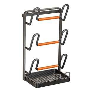 厨房锅盖架台面置物架壁挂锅铲架子收纳砧菜板放置器免打孔双层