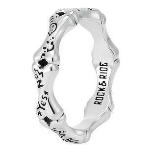 [新品]ROCKRIDE 自由涂鸦怀抱戒指 未来乐园新款男女款925银送礼