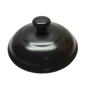 康舒陶瓷砂锅单盖黑白瓷煲通用配件炖汤沙锅盖子家用圆形药壶上盖