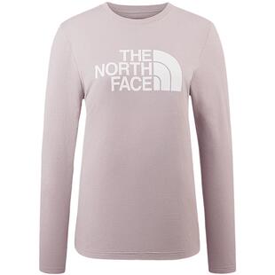 北面女速干印花LOGO长袖T恤休闲运动户外透气TheNorthFace|8CK0