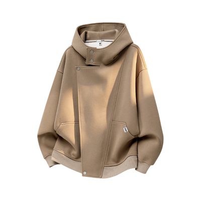 itizzue美式重磅冬秋连帽卫衣男