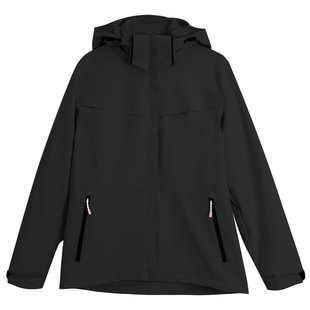 八度丘户外冲锋衣男士秋冬季加绒三合一可拆卸防风外套女款滑雪服