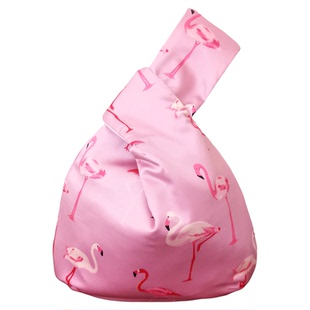 中式国风仿香云纱套结手腕袋手挽包手机钥匙手拎汉服旗袍遛弯包女