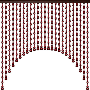 桃木葫芦门帘泰山石敢当客厅大门卧室门对门对冲隔断帘免打孔珠帘