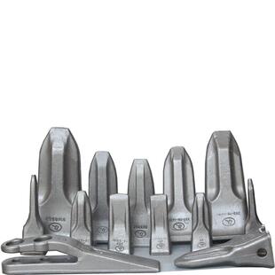 小松200 锻造斗齿加厚耐磨 矿山专用5只包邮 三一日立大宇220徐工