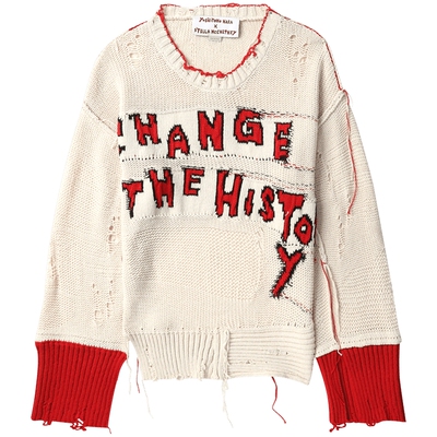 ITStellaMcCartney破洞针织衫