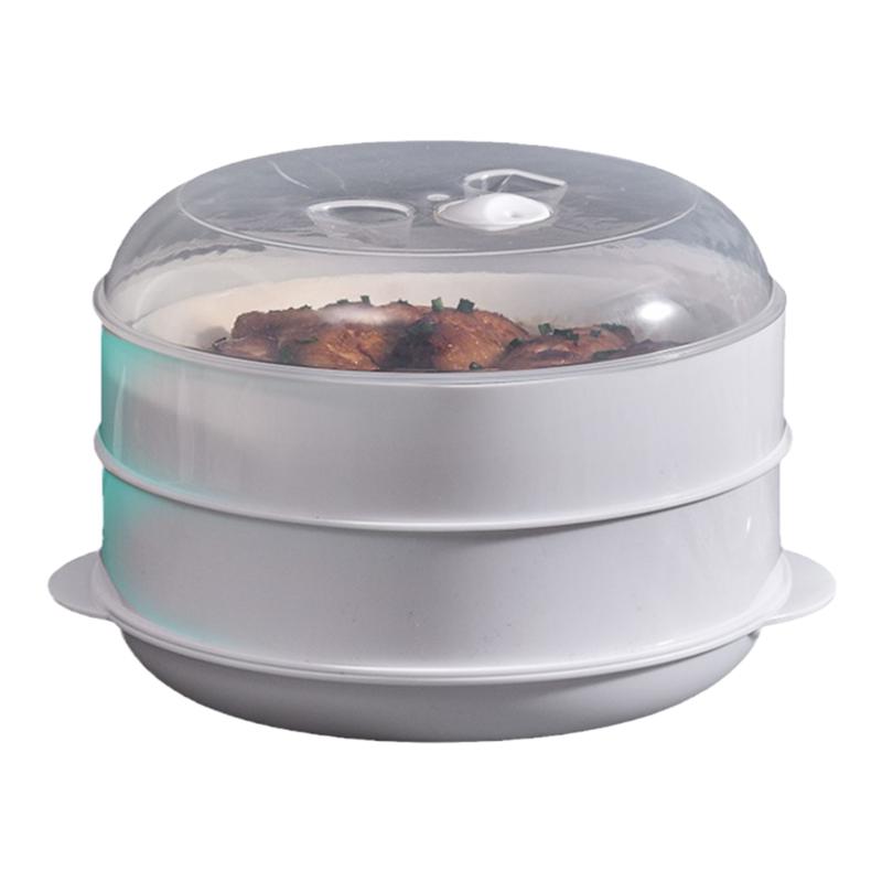 微波炉蒸笼蒸盒专用加热容器多功能器皿微锅炉热馒头神器蒸米饭碗
