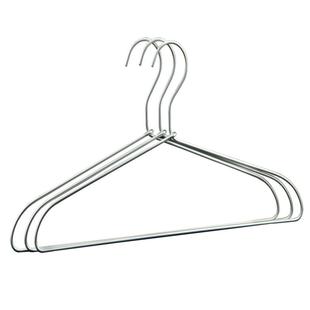 无印同款铝合金衣架铝质衣挂家用太空铝无痕护肩防锈衣架晾晒衣撑