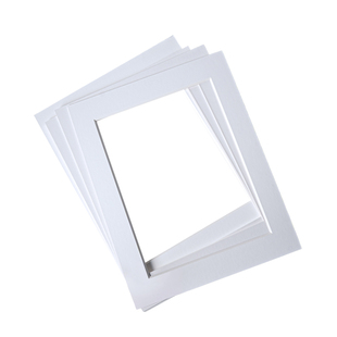 博物馆保护级无酸装裱卡纸相框内衬开窗定制黑色白色多种厚度热卖