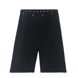 LONSLAN 25SUMMER 铆钉腰带设计直筒七分裤