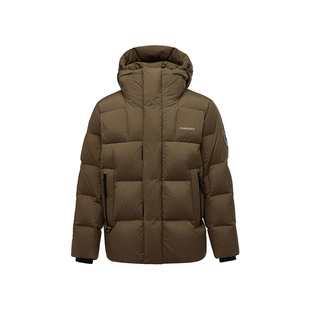 坦博尔【95%法国木拉】羽绒服男士户外休闲可脱卸帽冬季加厚外套