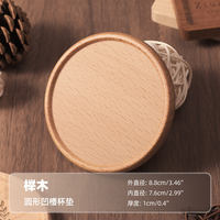 Wooden coasters can be personalized and engraved with DIYlogo pictures. They are cute, heat-resistant and heat-insulating table props thumbnail 2