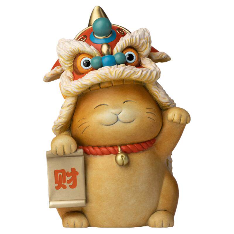 铜师傅《醒狮招财猫》开业礼物