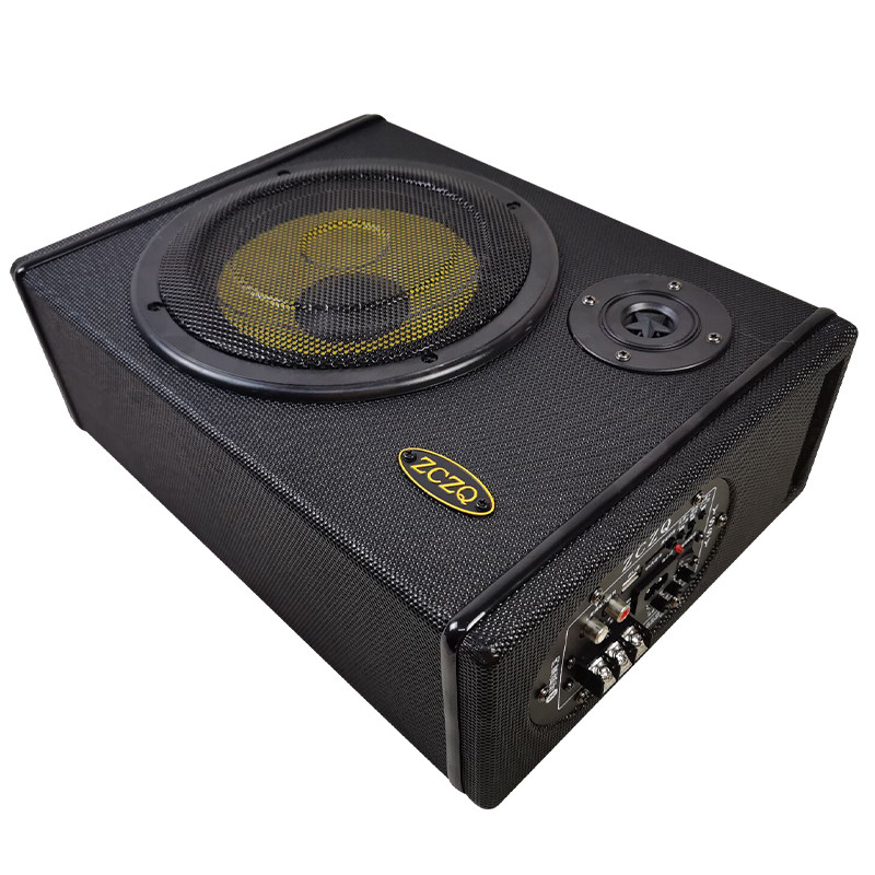 6寸8寸10寸薄款车载低音炮 遥控插卡蓝牙方形汽车音响 12V24V220V