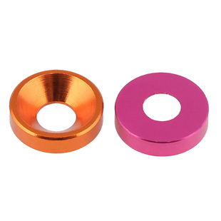 多彩色铝合金属垫片高品质沉头平头螺丝垫片耐磨垫圈M2M3M4M5M6M8