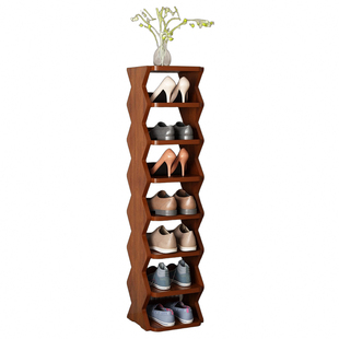 实木鞋架家用门口多层入户室内简易窄鞋柜2025新款小型鞋子置物架