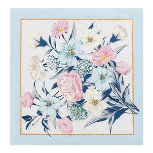 万事利桑蚕丝真丝丝巾妈妈女友生日礼物63cm中方巾丝绸围巾礼盒