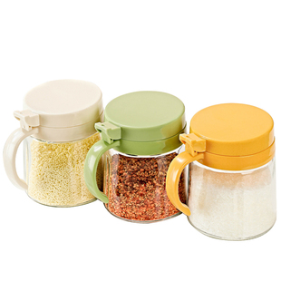 玻璃调料盒厨房家用盐罐调料罐密封调味料罐调味瓶油壶调料收纳盒