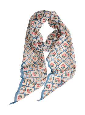 Lagur真丝飘带高级感穿搭丝巾女