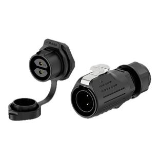 免焊接航空插头EW-LP20螺纹式2/3/4/5/7芯多芯螺丝压紧防水连接器