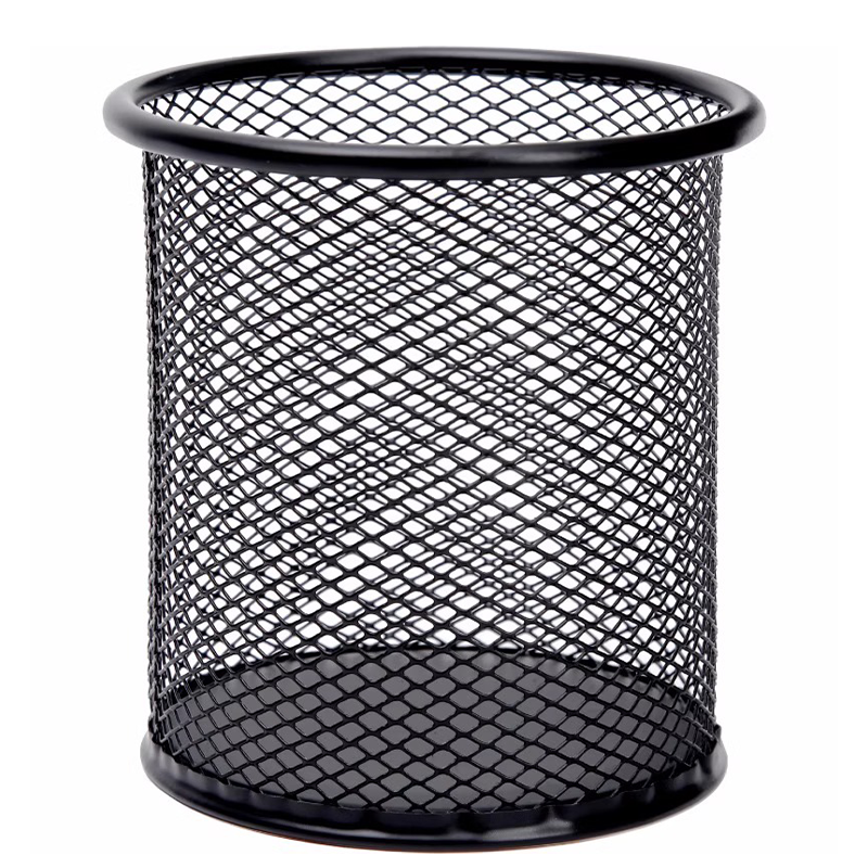 网格笔筒大容量装笔放笔学生文具笔座笔架收纳盒摆件办公用品笔桶