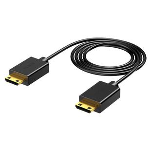 迷你HDMI公对公 平板电脑mini hdmi转mini hdmi 双Micro线公对公线 双头微型航拍云台小HDMI线2.0版本4K60hz