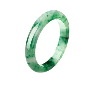 天然正品冰飘花非洲翠玉手镯独龙玉镯子高端高级感送妈妈礼物镯子