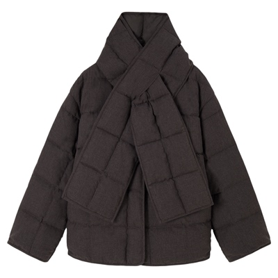 OMITI省略白鹅绒羽绒服围巾