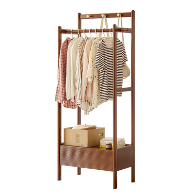 实木衣帽架落地卧室家用挂衣架
