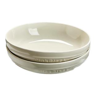 奶油风深盘陶瓷盘子家用菜盘2025新款碗碟餐具碟子高级感加深窝盘