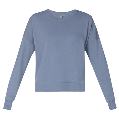 SweatyBetty宽松圆领短款卫衣