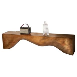 原木长条凳创意电视柜木墩实木长凳民宿酒店服装店休息换鞋凳坐凳