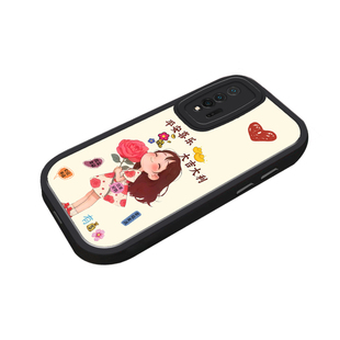 适用于华为nova6手机壳透明华为Nova7保护套nova6SE女款卡通支架软壳全包超薄防摔nova7SE可爱nova7Pro保护壳