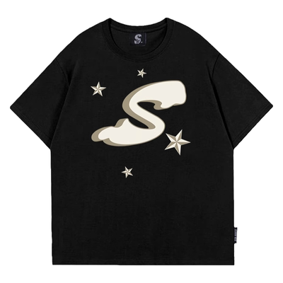 STA夏季S阴影轮廓叠加短袖T恤