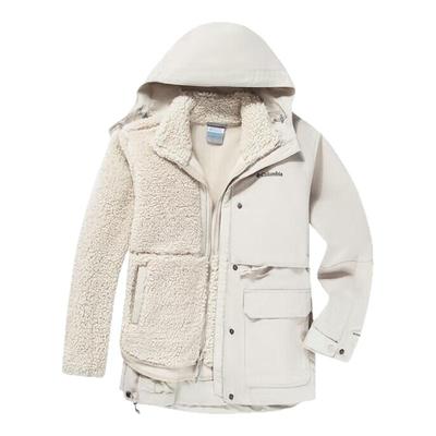 哥伦比亚防水抓绒三合一冲锋衣