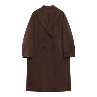 韩版新款 羊毛长款大衣577休闲职业通勤洋气女装羊毛大衣外套