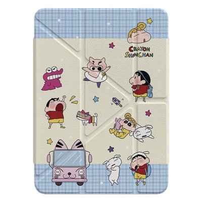 适用苹果平板壳小汽车蜡笔小新