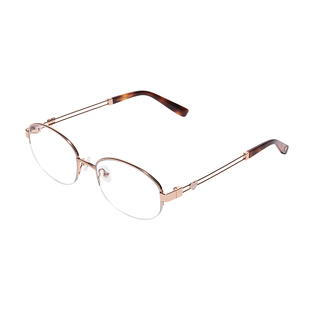 侯明昊同款CARIN半框眼镜女高级感LuvGlaze防蓝光眼镜钛架镜框