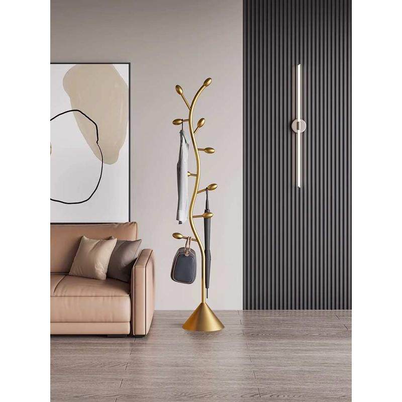 挂衣架电视柜旁边落地摆件创意沙发宅寂风轻奢艺术高级感软装饰品