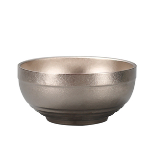 纯钛餐厨饭碗厨房碗筷勺双层防烫宝宝碗户外隔热防摔抑菌防霉钛碗