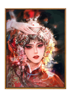 雅调主角diy数字油画材料免调色