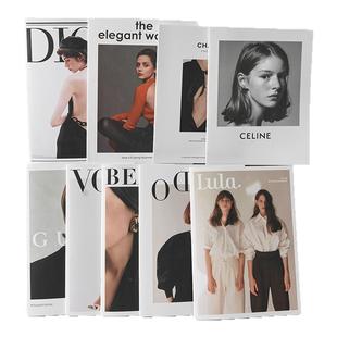 ins网红杂志书本 拍照道具封面人物装饰摆件背景化妆品珠宝饰品家居软装服装摄影氛围感场景布置布景陈列道具