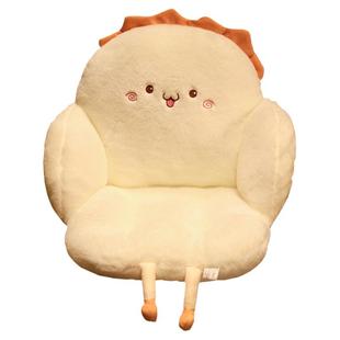 卡通面包坐垫办公室靠背一体久坐护腰椅子垫冬季加厚屁股垫座椅垫
