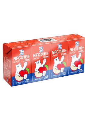 北冰洋NFC苹果汁125ml*4盒
