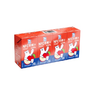 北冰洋鲜果压榨纯果汁盒装非浓缩还原果汁100%NFC苹果汁桔汁礼盒